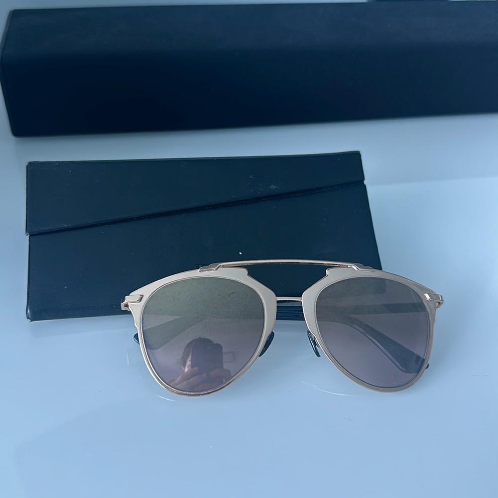 Dior Gold Reflected Sunglasses